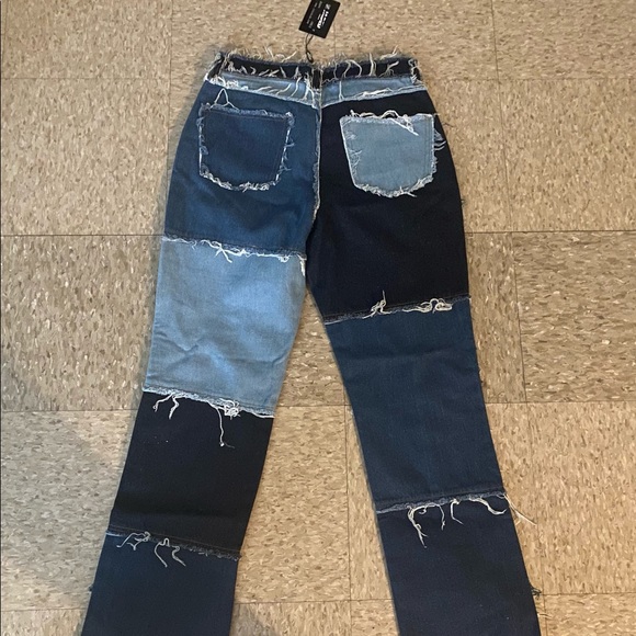 JADED LONDON PATCH WORK JEANS - Picture 2 of 3